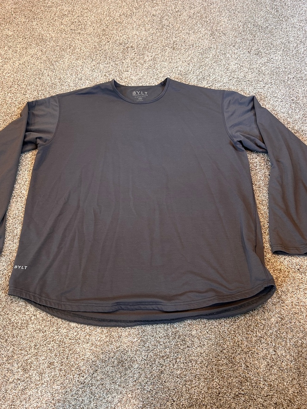 BYLT Premium Basics Signature Long Sleeve Crewneck. EUC. Active.  Outdoor. XXL